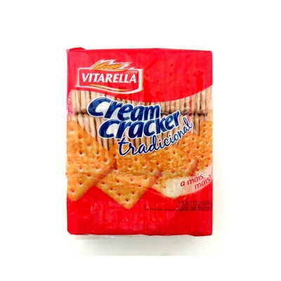 Bolacha cream cracker vitarella