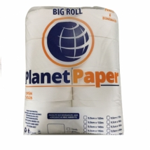 Papel Higiênico Big Roll 100% Celulose c/200 metros Planet Paper